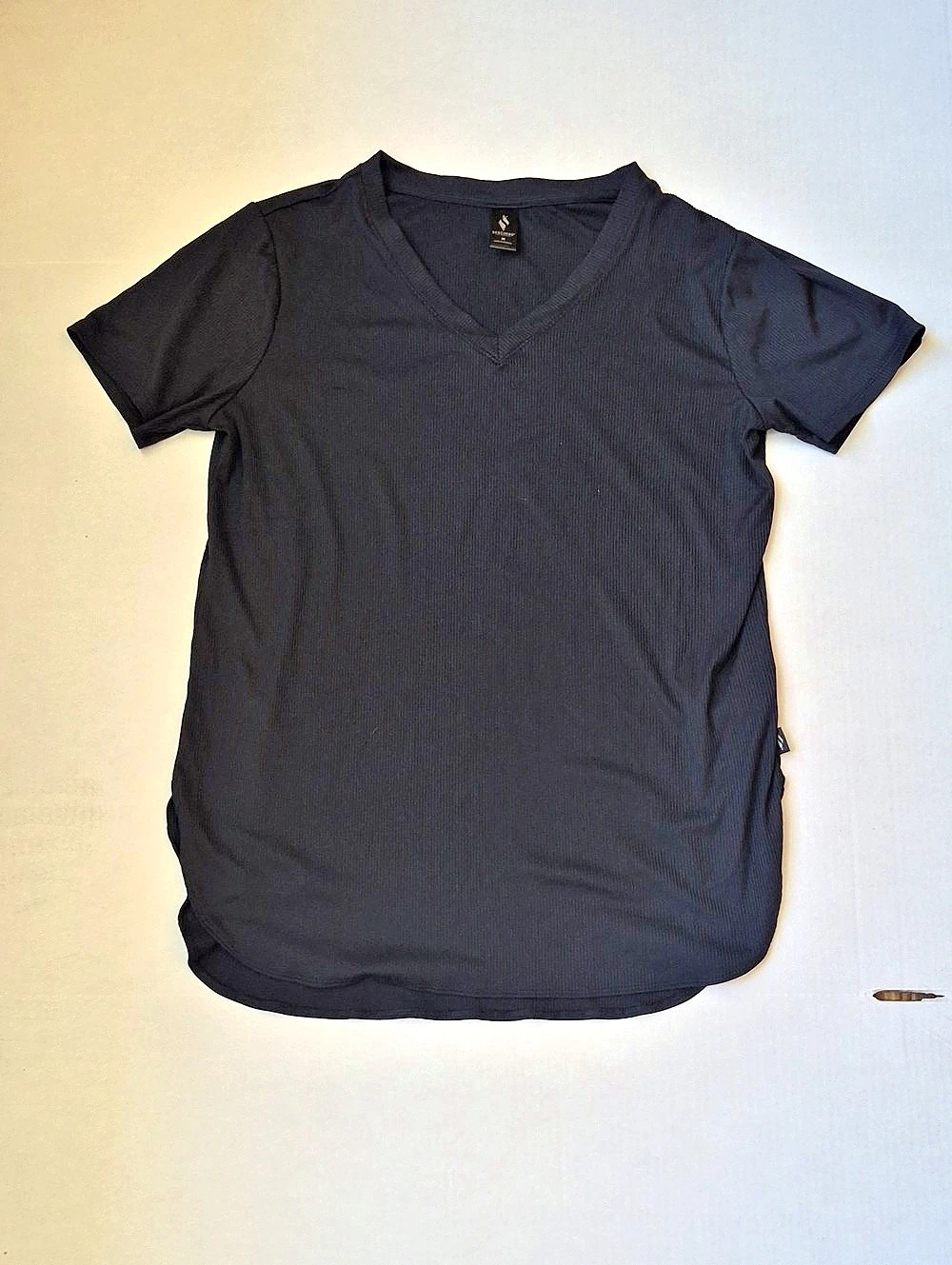 Skechers Ladies' Rib V-Neck Tunic Black Medium